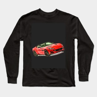 Portofino Spider Roadster Sports Car Long Sleeve T-Shirt